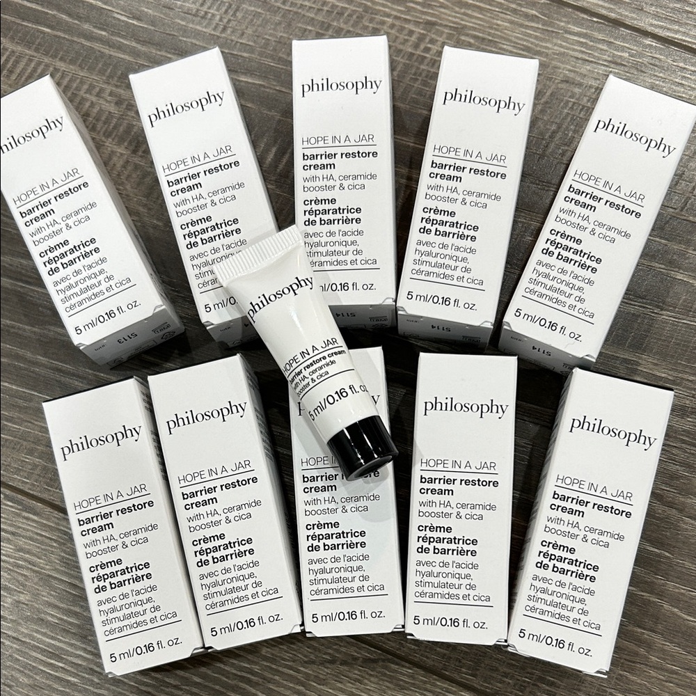 5mlx10 Philosophy Hope in a Jar Barrier Restore Cream Set
